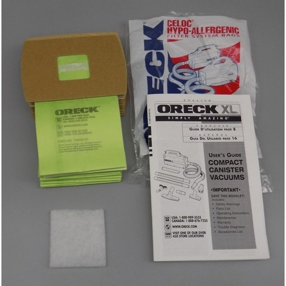 15 Oreck Housekeeper Vacuum Bags Celoc Hypo-Allergenic PKBB12DW Plus Motor Filtr